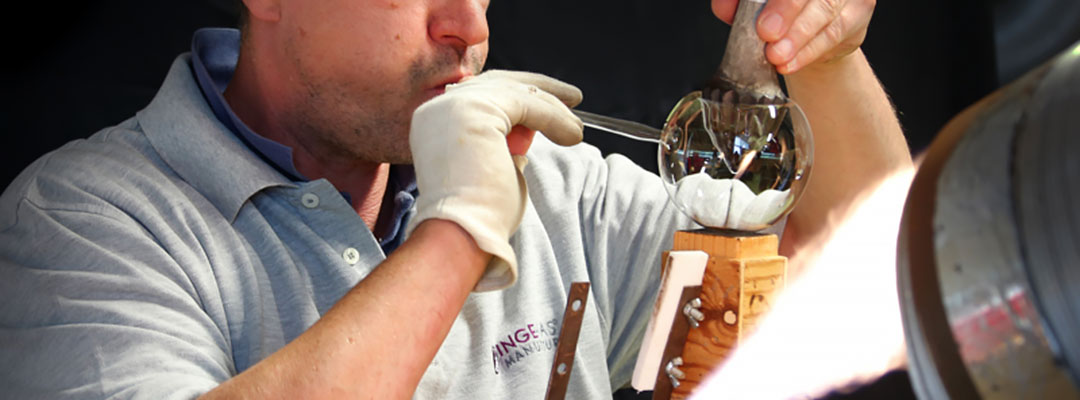 Inge Glas Manufaktur Glasblasen